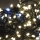 30144 -  LED Vianočná vonkajšia reťaz 200xLED/1 funkcia 20m IP44 teplá biela