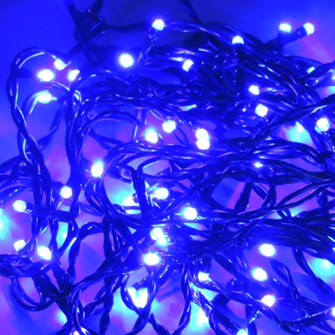 30250 - LED Vianočná reťaz 80xLED 7,9m modrá