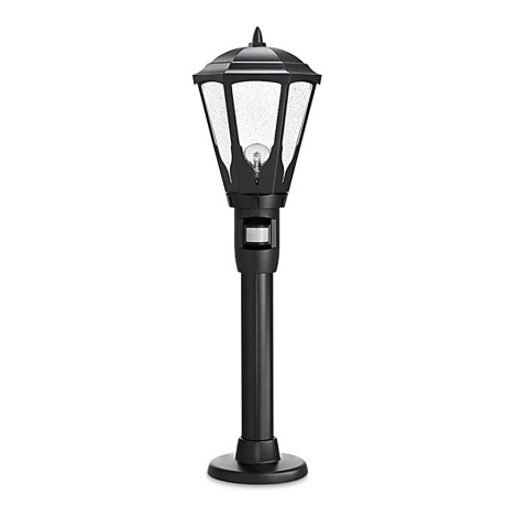 617011 - Senzorová vonkajšia lampa GL 16 S 1xE27/100W čierna