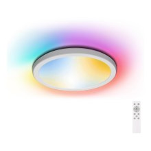 Aigostar - LED RGB Stmievateľné kúpeľňové stropné svietidlo LED/18W/230V 3000-6500K pr. 30 cm IP44 + diaľkové ovládanie