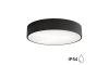 Brilagi - Kúpeľňové stropné svietidlo CLARE 3xE27/24W/230V pr. 40 cm čierna IP54