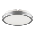 Brilagi - LED Kúpeľňové stropné svietidlo PERA 18W/230V pr. 22 cm IP65 strieborná