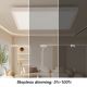 Brilagi - LED Stmievateľné kúpeľňové stropné svietidlo FRAME SMART LED/50W/230V 3000-6000K IP44 biela + diaľkové ovládanie