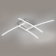 Brilagi - LED Stropné svietidlo STRIPES LED/32W/230V strieborná