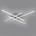 Brilagi - LED Stropné svietidlo STRIPES LED/37W/230V strieborná