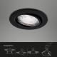 Brilo - SADA 3x LED Kúpeľňové podhľadové svietidlo 1xGU10/5W/230V IP23 čierna