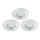 Briloner 8316-039-SADA 3x LED Stmievateľné kúpeľňové podhľadové svietidlo LED/5,5W/230V IP44