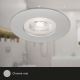 Briloner- SADA 3x LED Kúpeľňové podhľadové svietidlo LED/4,9W/230V IP44 strieborná