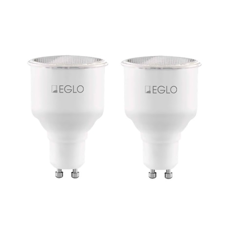 Eglo 12109 - SADA 2x Úsporná žiarovka GU10/11W/230V 2700K