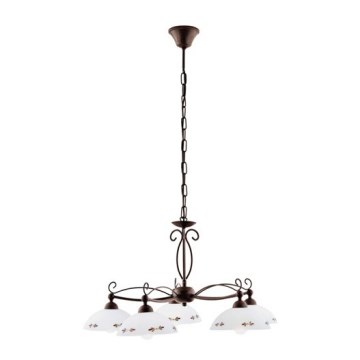 EGLO 90996 - luster na reťazi COUNTRY 5xE14/40W EGLO 90996 - luster na reťazi COUNTRY 5xE14/40W
