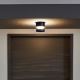 Eglo - LED Vonkajšie nástenné svietidlo LED/11W/230V čierna