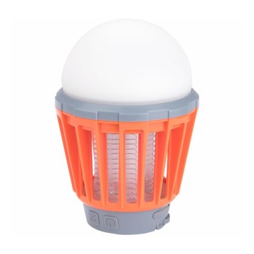 Extol - LED Prenosná lampa s lapačom hmyzu LED/3W/2000 mAh/3,7V IPX6