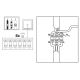 Kúpeľňové bodové svietidlo TURYN 6xGU10/10W/230V IP44 biela