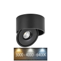 LED Bodové svietidlo LED/28W/230V 3000/4000/6400K CRI 90 čierna