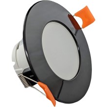 LED Kúpeľňové podhľadové svietidlo LED/8W/230V 4000K IP65 čierna
