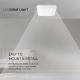 LED Kúpeľňové stropné svietidlo LED/24W/230V 4000K IP44 biela