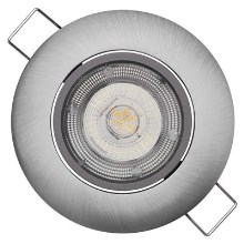 LED Podhľadové svietidlo EXCLUSIVE 1xLED/5W/230V 3000 K strieborná