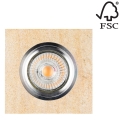 LED Podhľadové svietidlo VITAR 1xGU10/5W/230V pieskovec – FSC certifikované