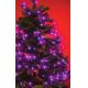 LED Vianočná reťaz 240xLED/8 funkcí 16,8m fialová