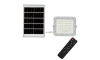 LED Vonkajší stmievateľný solárny reflektor LED/10W/3,2V IP65 4000K biela + diaľkové ovládanie