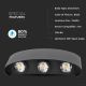 LED Vonkajšie nástenné svietidlo 6xLED/6W/230V IP54 4000K čierna