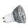 LED žiarovka LED POWER GU10/3W  studená biela 6000-6500K - GXLZ009
