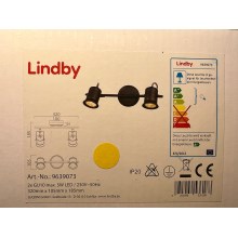 Lindby - Bodové svietidlo CANSU 2xGU10/5W/230V