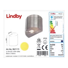 Lindby - LED Nástenné svietidlo LAREEN 2xLED/3W/230V