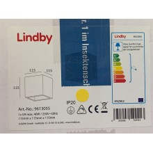 Lindby - Nástenné svietidlo JAYEDN 1xG9/40W/230V sadra