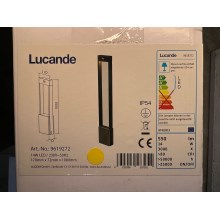 Lucande - LED Vonkajšia lampa so senzorom TEKIRO LED/14W/230V IP54