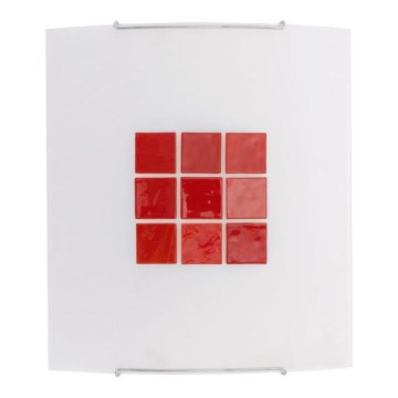 Nástenné svietidlo KUBIK 5 RED 1xE27/100W Nástenné svietidlo KUBIK 5 RED 1xE27/100W