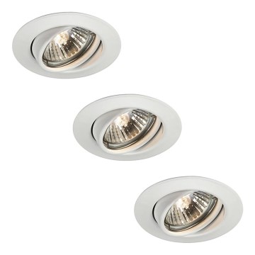 Philips Massive 59333/31/10 - SADA 3x Kúpeľňové podhľadové svietidlo OPAL 1xGU10/50W/230V biela Philips Massive 59333/31/10 - SADA 3x Kúpeľňové podhľadové svietidlo OPAL 1xGU10/50W/230V biela
