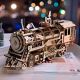 RoboTime - 3D drevenené mechanické puzzle Parní lokomotiva