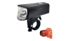 SADA 2x LED Nabíjacie svetlo na bicykel LED/5W/USB