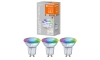 SADA 3x LED RGBW Stmievateľná žiarovka SMART+ GU10/4,9W/230V 2700K-6500K Wi-Fi - Ledvance