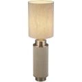 Searchlight - Stolná lampa FLASK 1xE27/60W/230V béžová