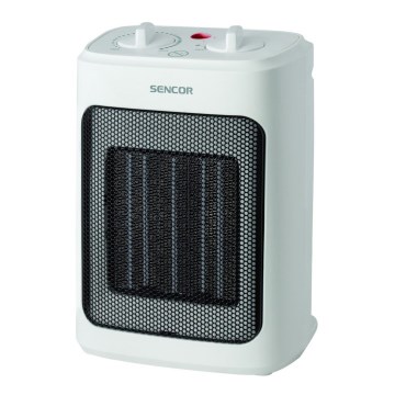 Sencor - Ventilátor s keramickým vykurovacím telesom 900/1300/2000W/230V biela