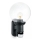 STEINEL 634216 - L 560 S Vonkajšia senzorová nástenná lampa čierna IP44