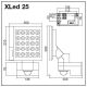 STEINEL 654818 - LED senzorový reflektor Xled 25 biela