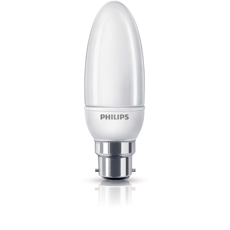 Úsporná žiarovka Philips B22/8W/230V 2700K - Softone CANDLE
