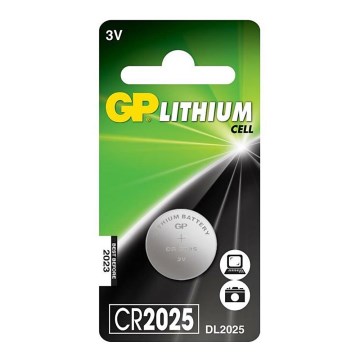 1 ks Líthiová batéria gombíková CR2025 GP 3V/170mAh