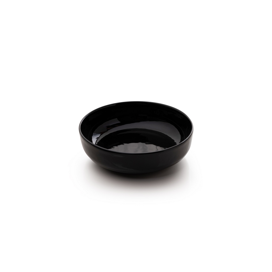 12-dielna jedálenská sada čierna/porcelán