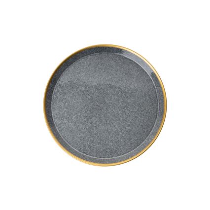 16-dielna jedálenská sada antracit/zlatá/porcelán