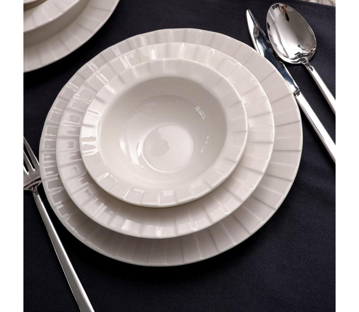 18-dielna jedálenská súprava biela/porcelán 858CMR1327