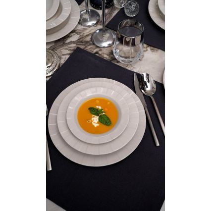 18-dielna jedálenská súprava biela/porcelán