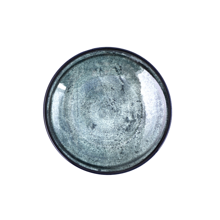 18-dielna jedálenská súprava z modrého porcelánu