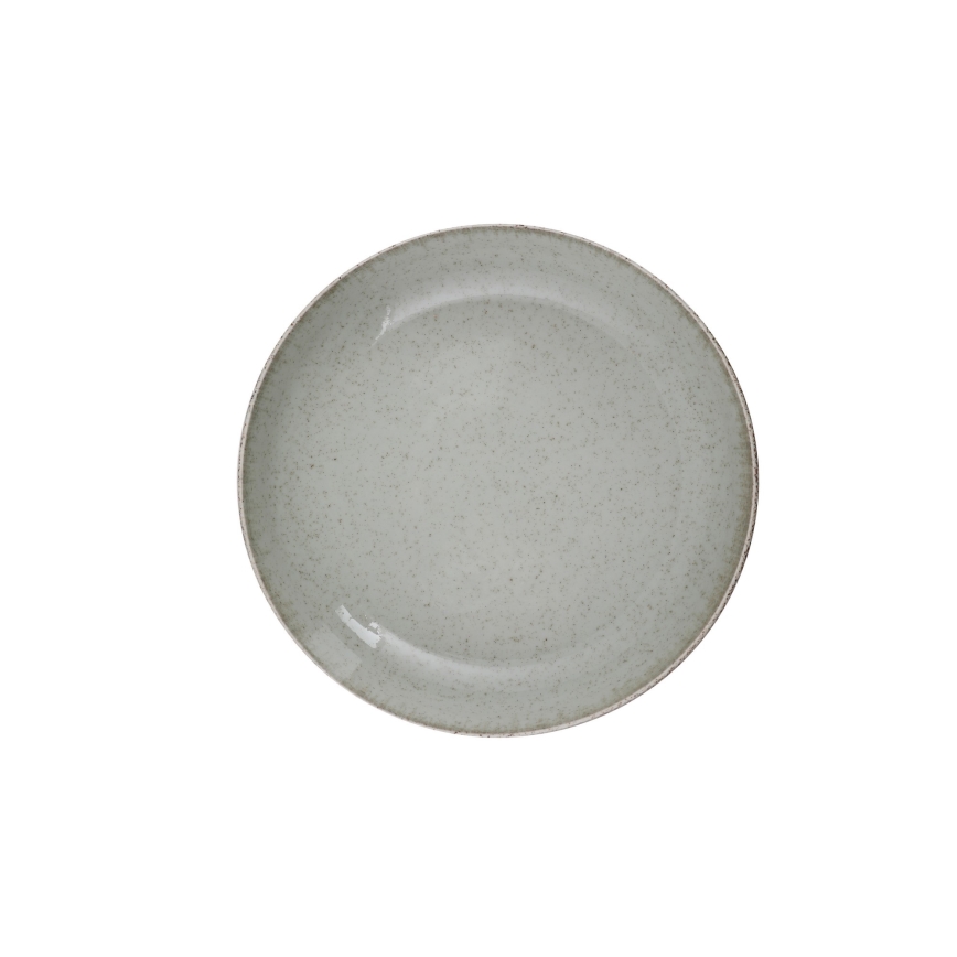 18-dielna jedálenská súprava zelená/porcelán