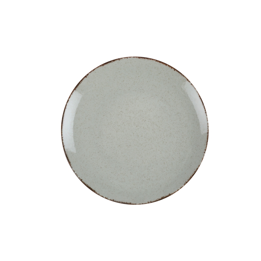 18-dielna jedálenská súprava, zelená, porcelánová