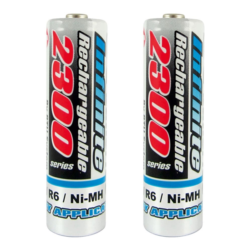 2 ks Nabíjacia batéria NiMH AA 2300 mAh 1,2V