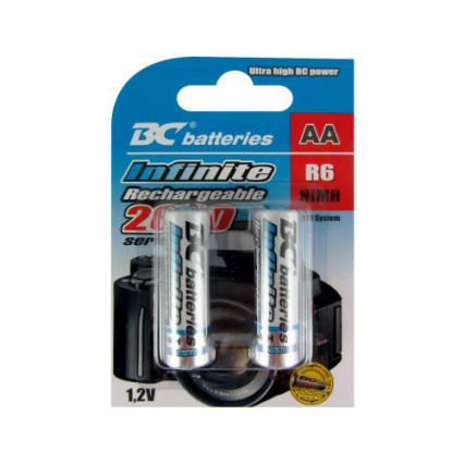 2 ks Nabíjacia batéria NiMH AA 2600 mAh 1,2V